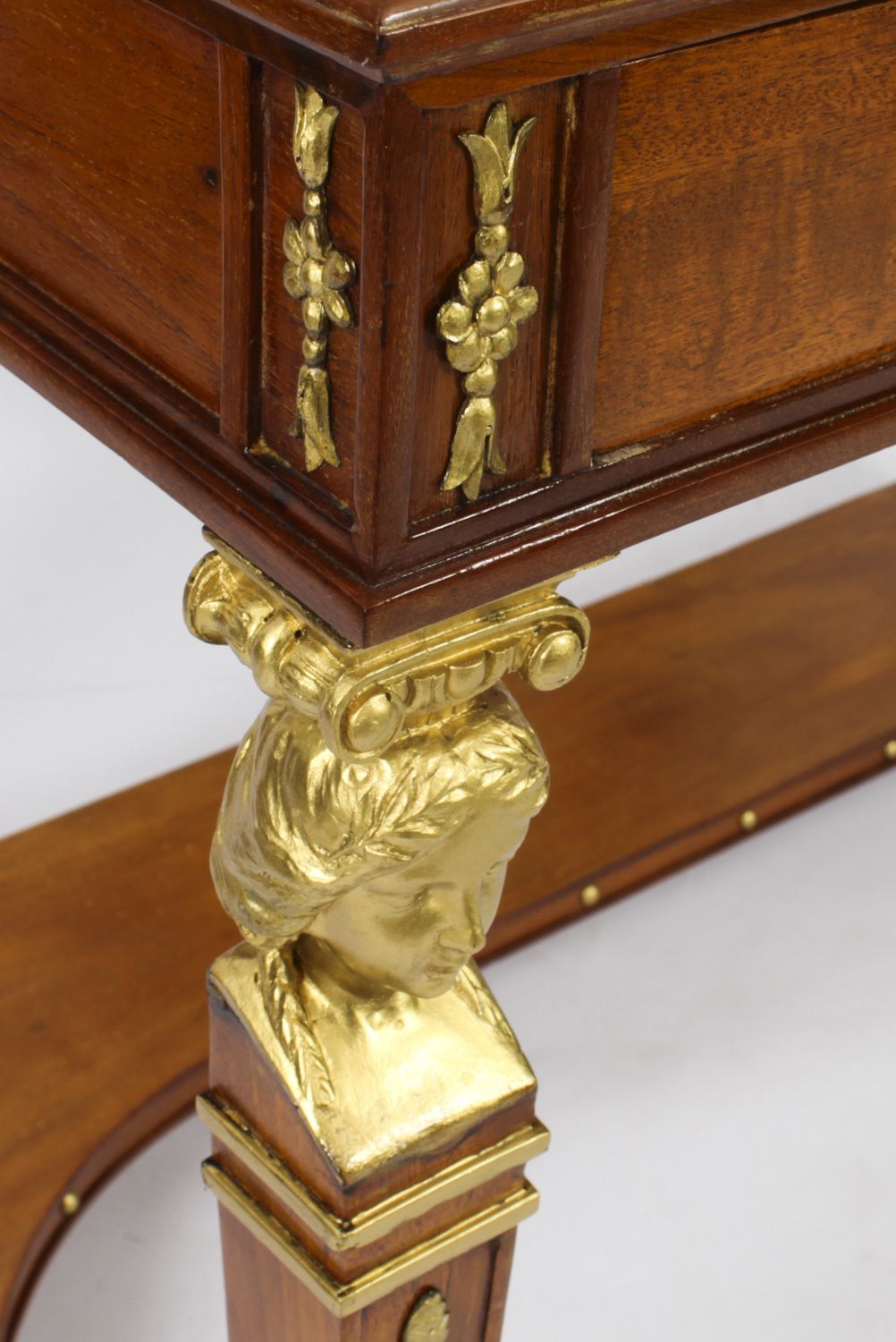photo buy Antique French Empire Revival Cylinder Bureau  C1880  19th C