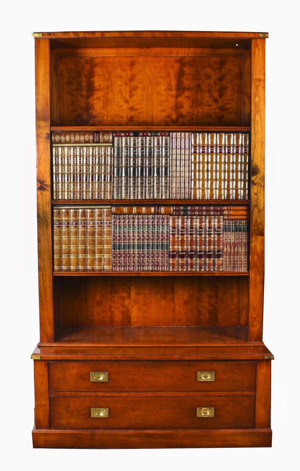 photo for sale Vintage English Mahogany Concealed Flat Screen Tv Cabinet Late 20th Century