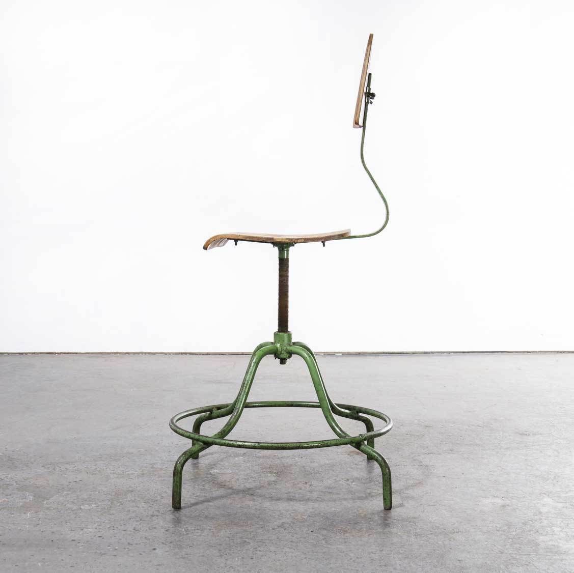 1950’s Industrial Czech Swivel Chair photo furniture