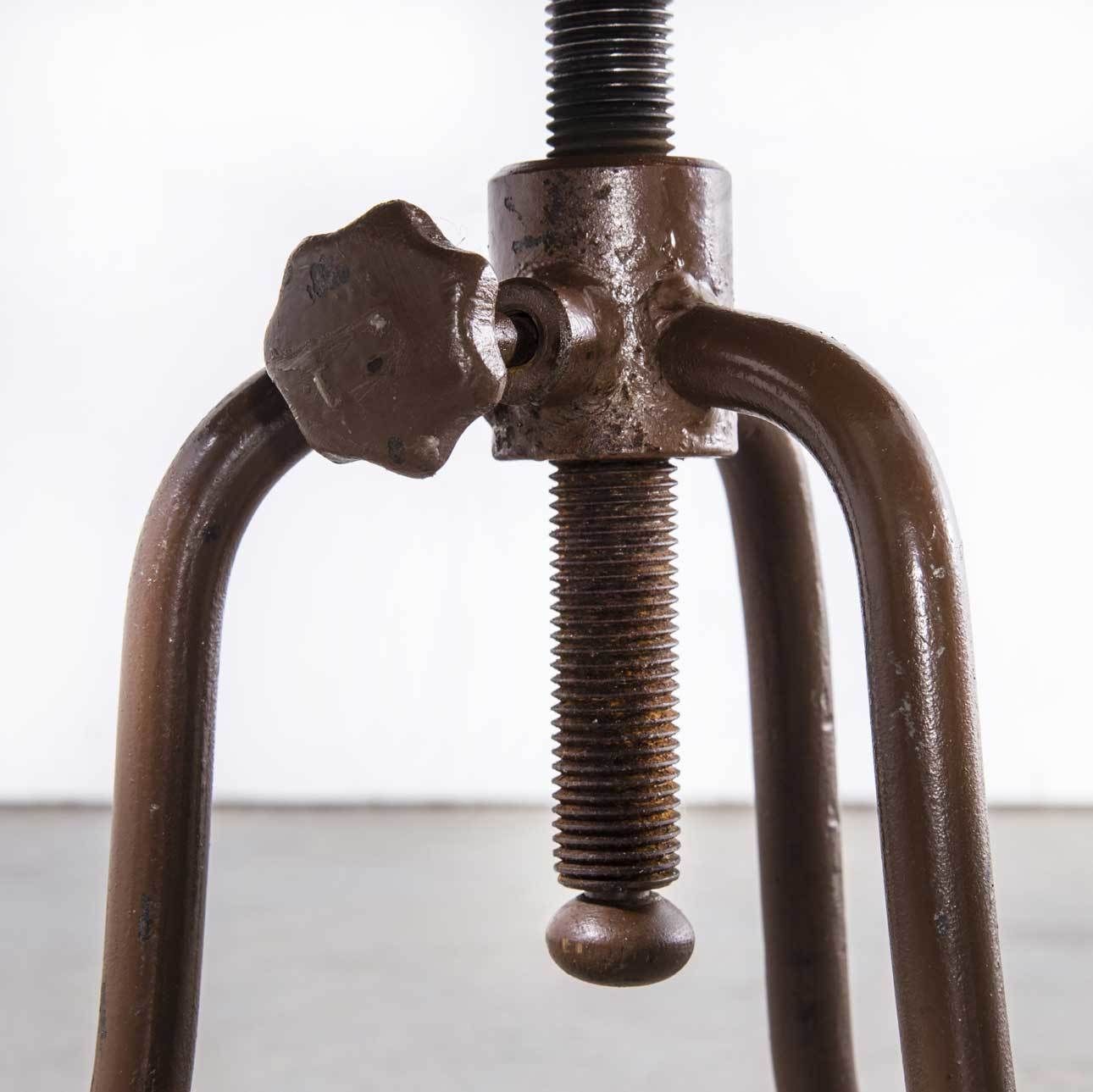 1950’s Industrial Czech Swivel Chair photo for sale