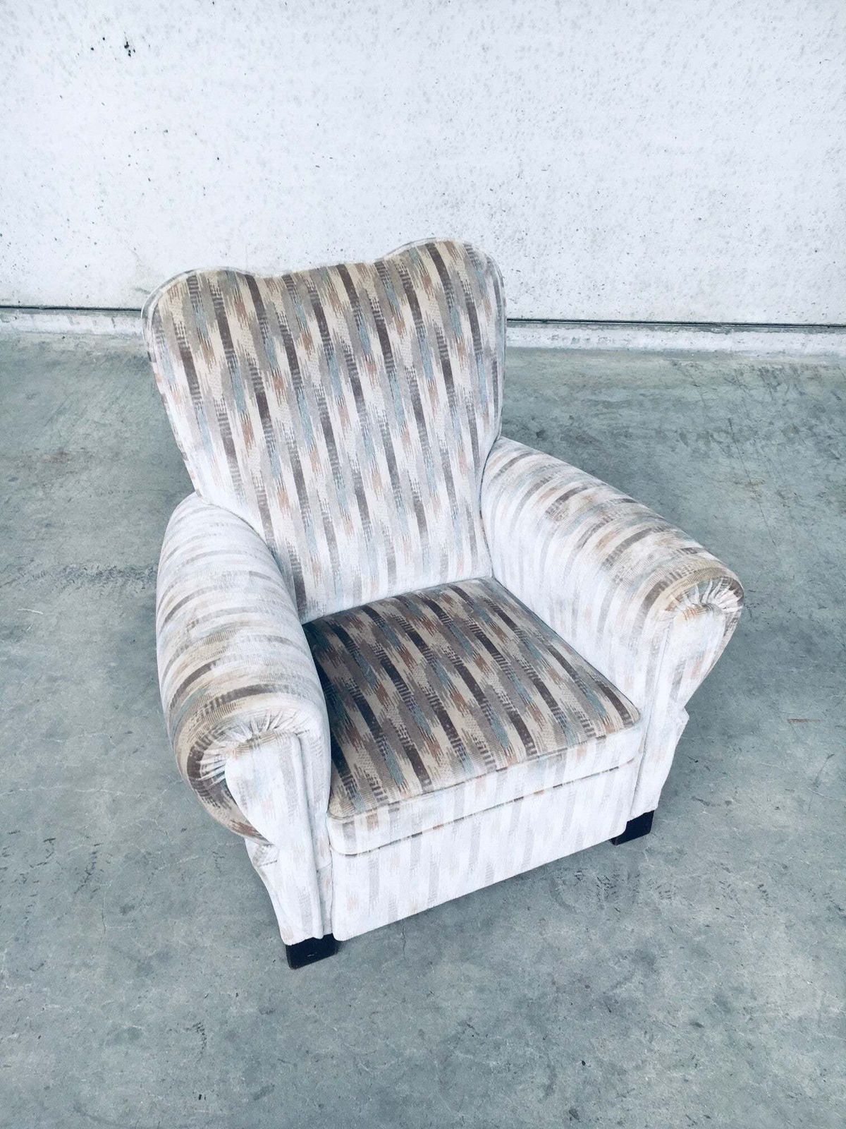 photo buy Art Deco Design Lounge Arm Chair Set, Belgium 1940's.