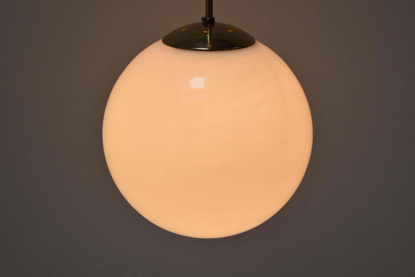 Mid Century Glass Pendant/Kamenicky Senov,1960's. photo Lighting