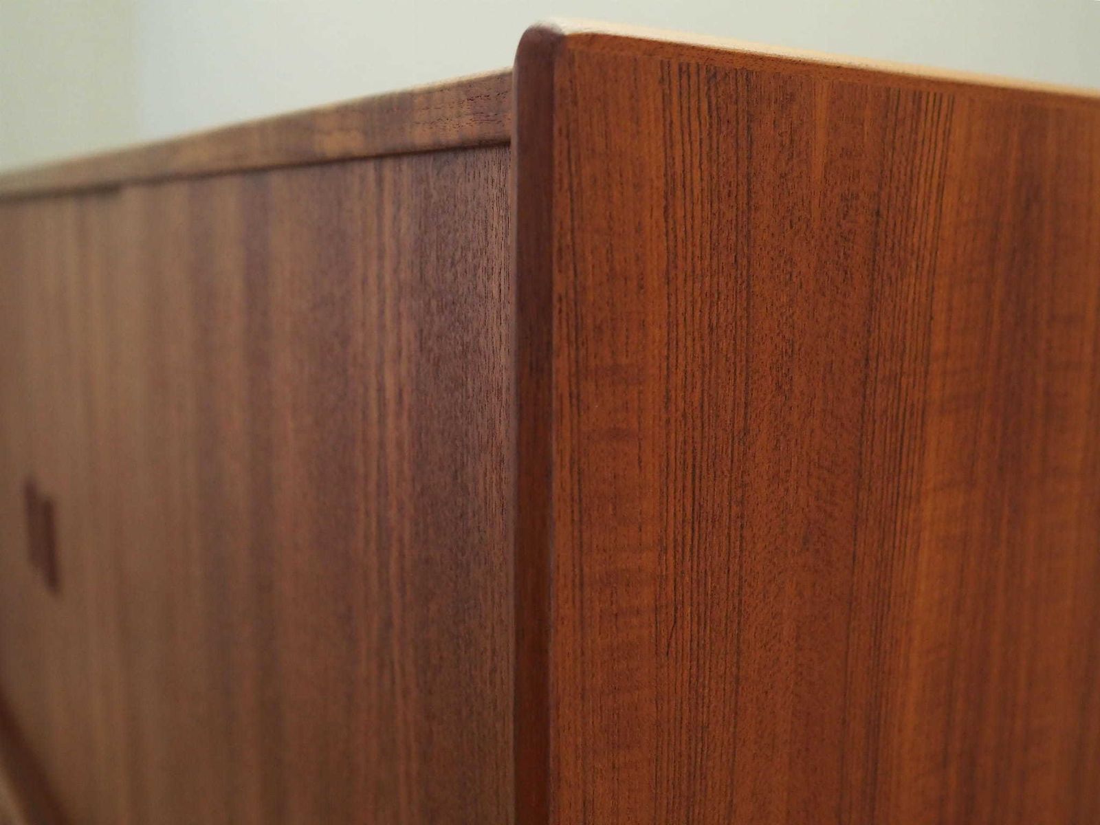 photo vintage Teak Highboard, Danish Design, 1970s, Manufactured By Børge Dam