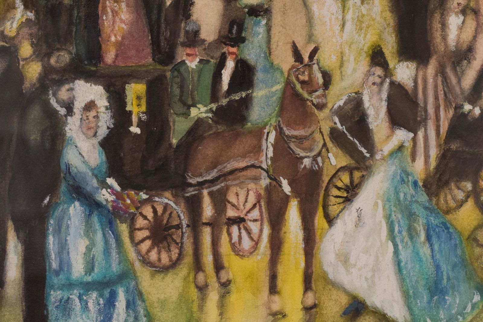 Impressionist Evening Scene In The Style Of Renoir photo Art
