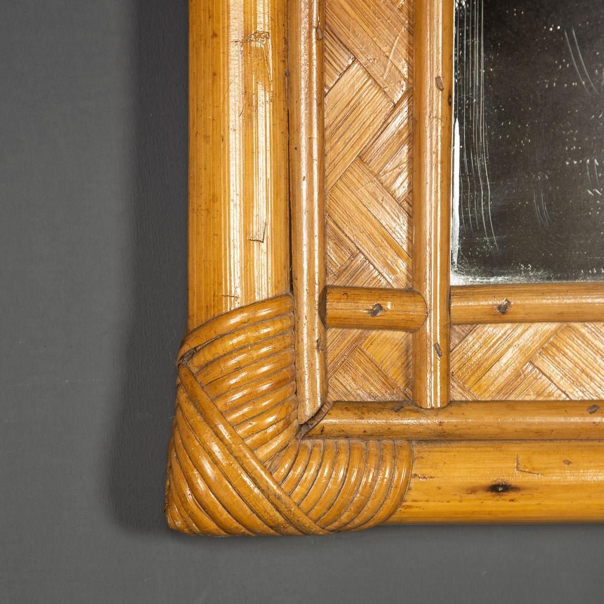 20th Century French French Bamboo Mirror, C.1970 photo for sale