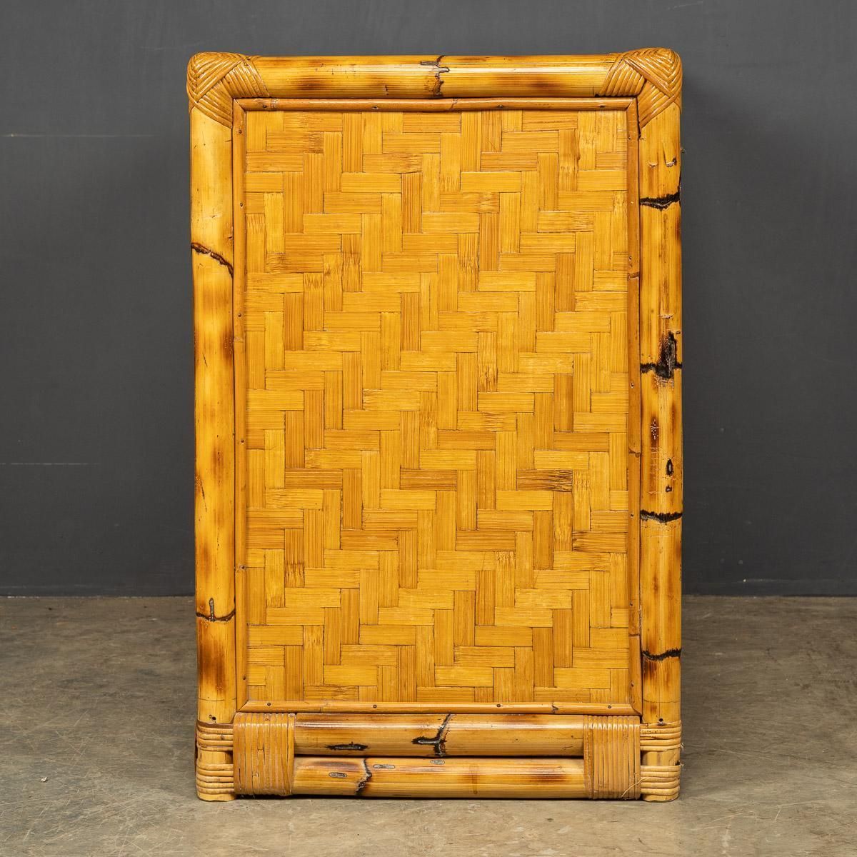 20th Century French Chest Of Drawers In Bamboo, C.1970 photo furniture
