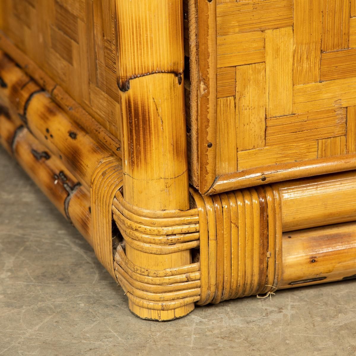 2895.0 20th Century French Chest Of Drawers In Bamboo, C.1970 photo