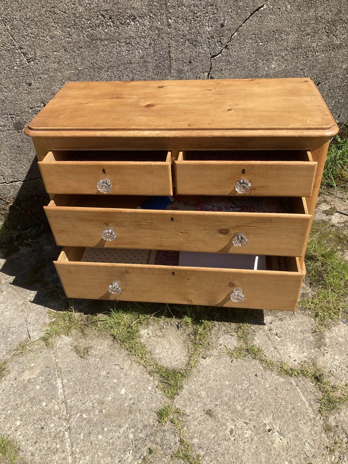 photo for sale Victorian Pine Chest Of Drawers