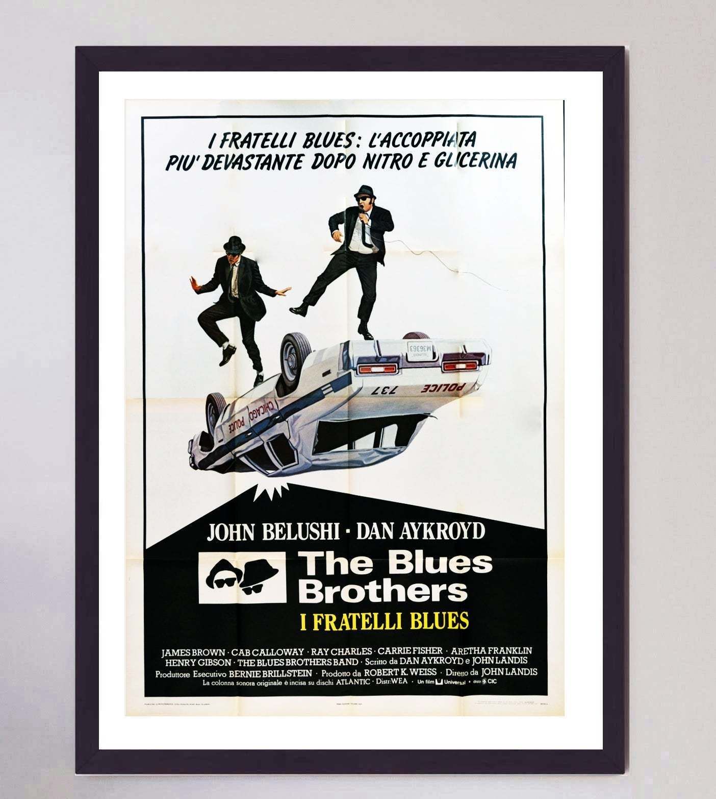 The Blues Brothers (Italian)  Original Vintage Poster photo furniture
