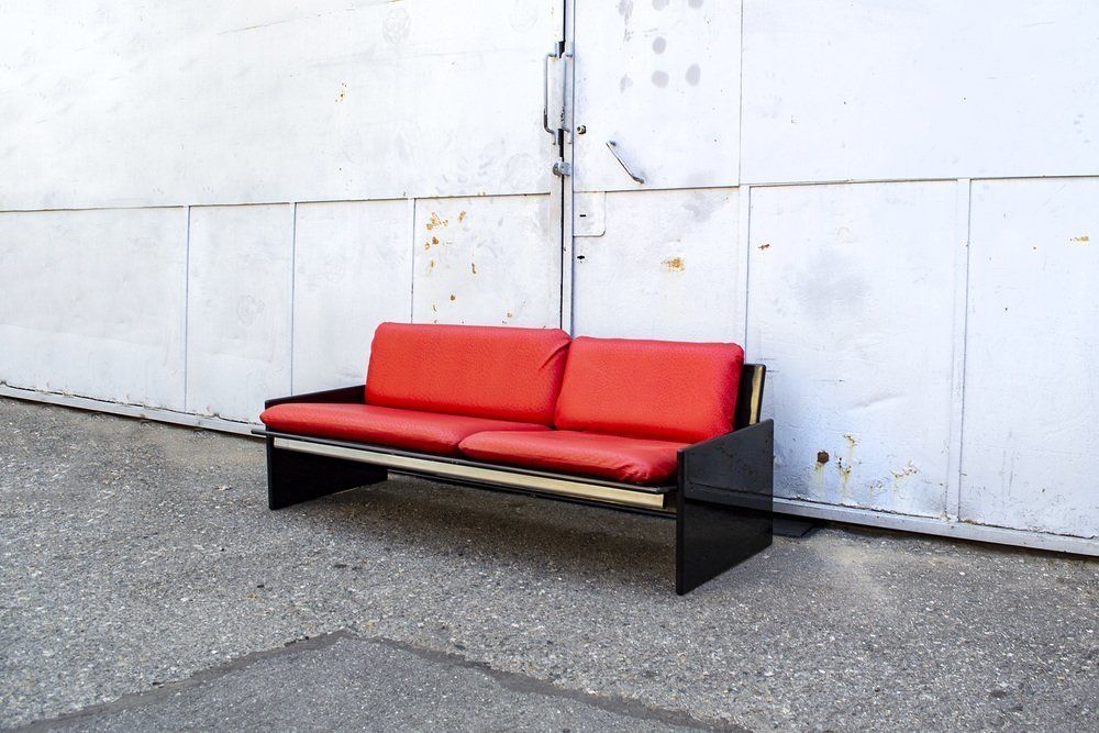 Italian Ambrogio Sofa By Giordano Falzoni For Gavina, 1970s photo for sale