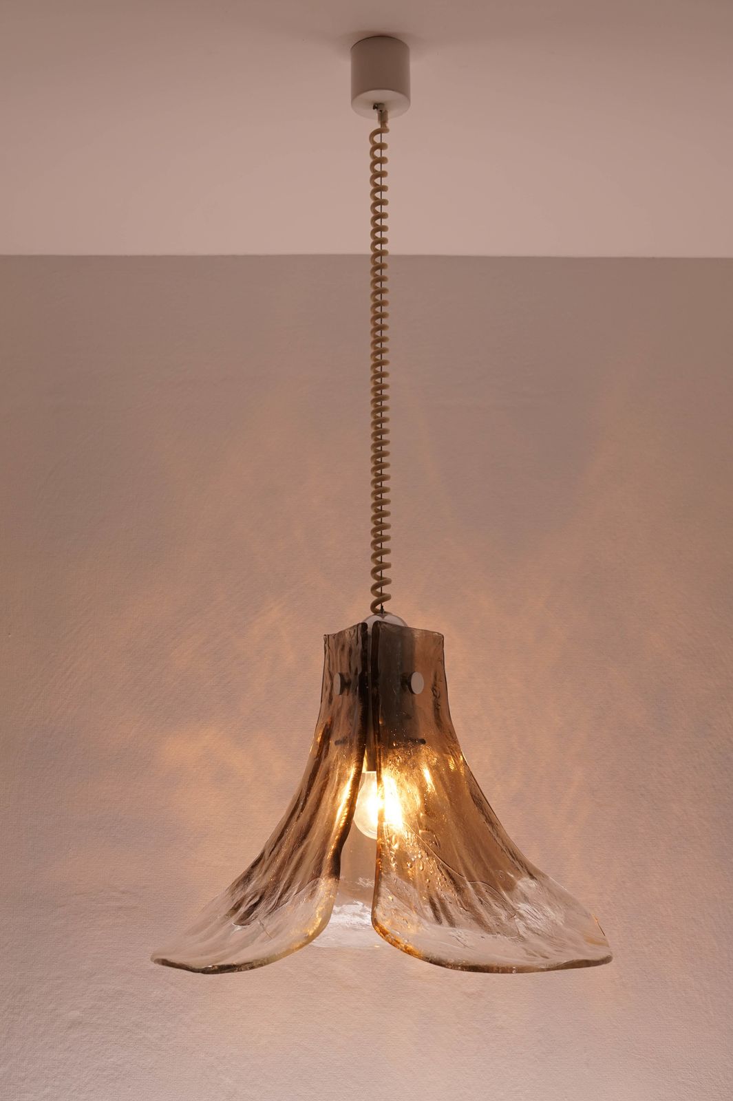 Murano Glass Flower Petal Chandelier From Kalmar photo for sale