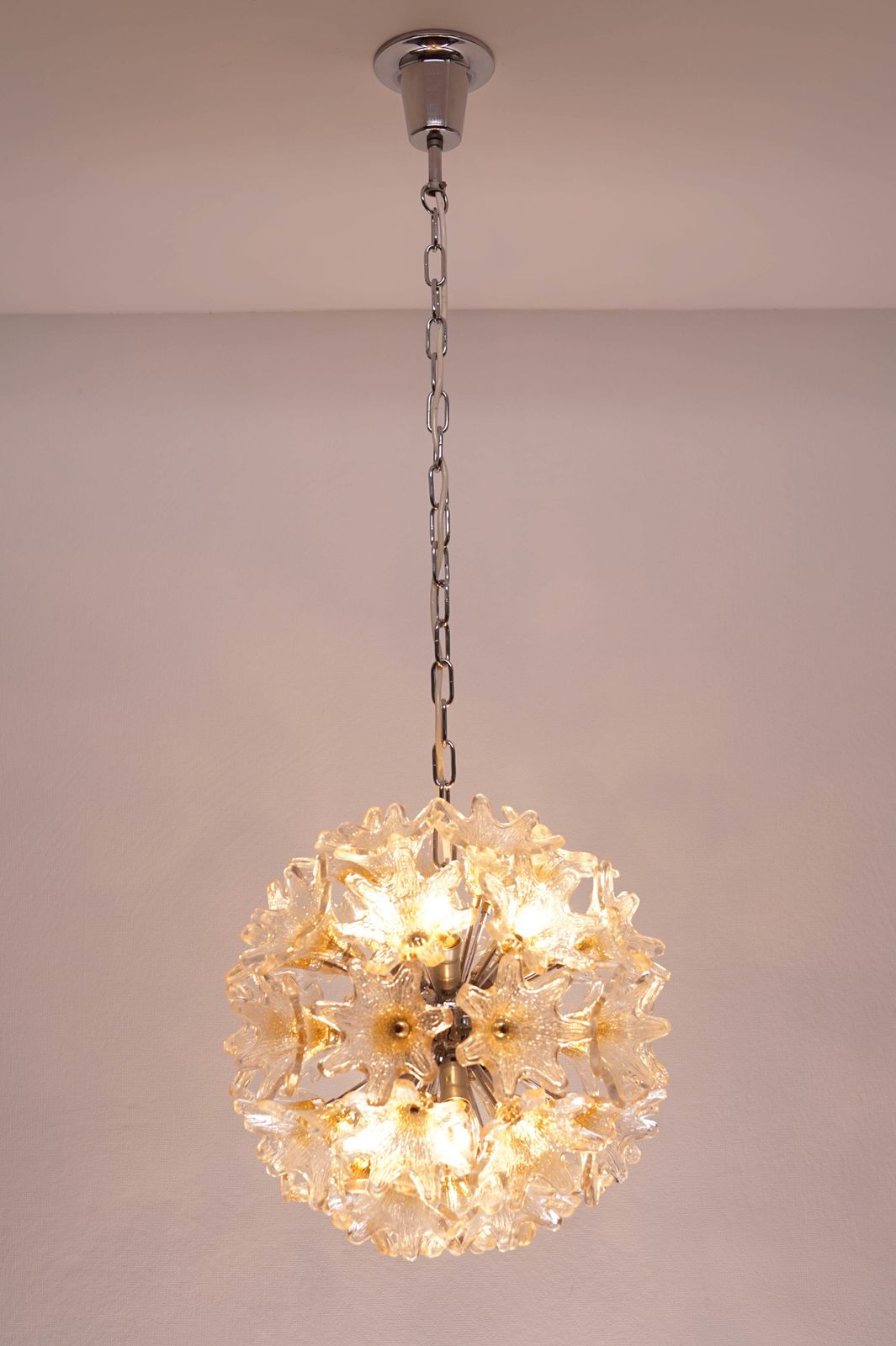 Murano Glass Flower Chandelier By Veart photo furniture
