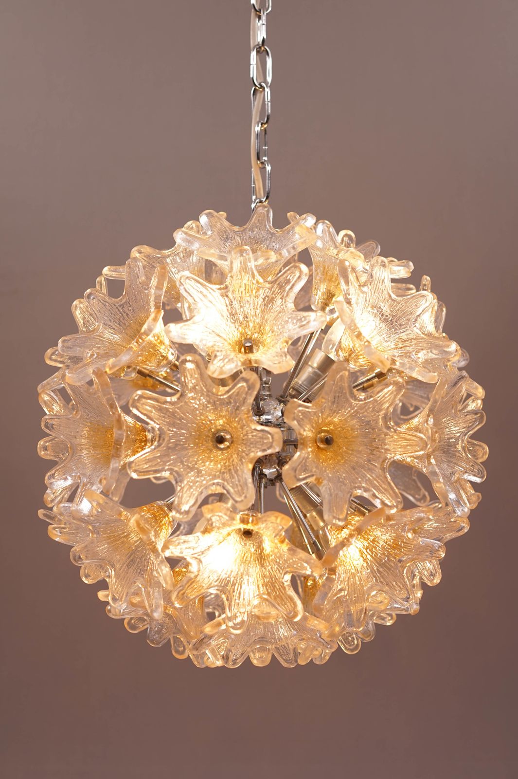 Murano Glass Flower Chandelier By Veart photo Lighting