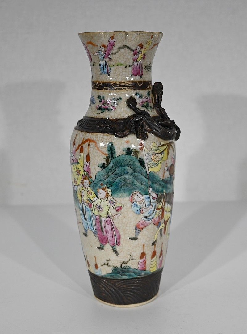 Nanjing Porcelain Vase, China, Late 19th Century photo buy
