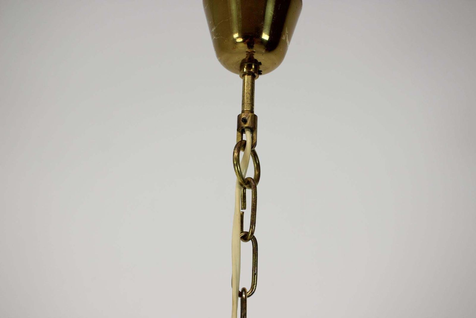 Mid Century Big Glass Pendant/Kamenicky Senov, 1970's photo for sale
