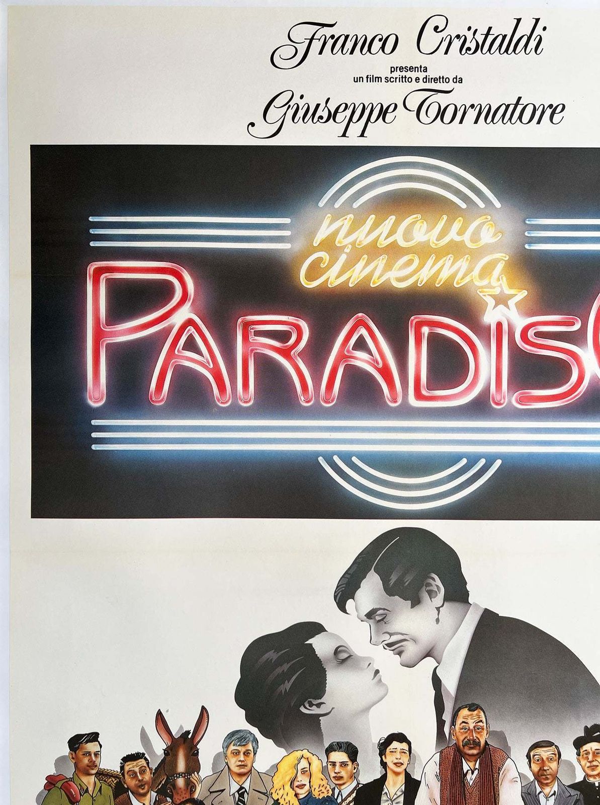 Cinema Paradiso 1989 Italian 2 Foglio Film Movie Poster Cecchini photo for sale