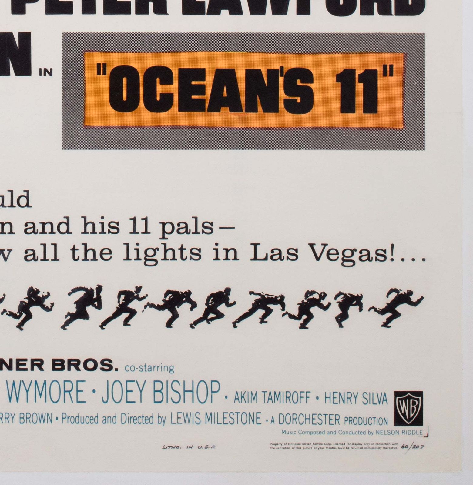Ocean's 11 1960 Us 1 Sheet Film Movie Poster photo vintage