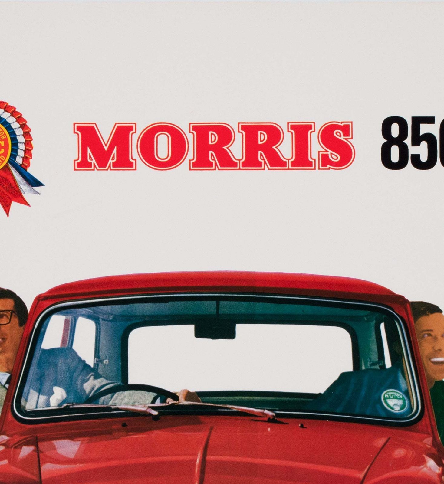Original Vintage Morris 850 1960 Uk Dealer Poster photo Art
