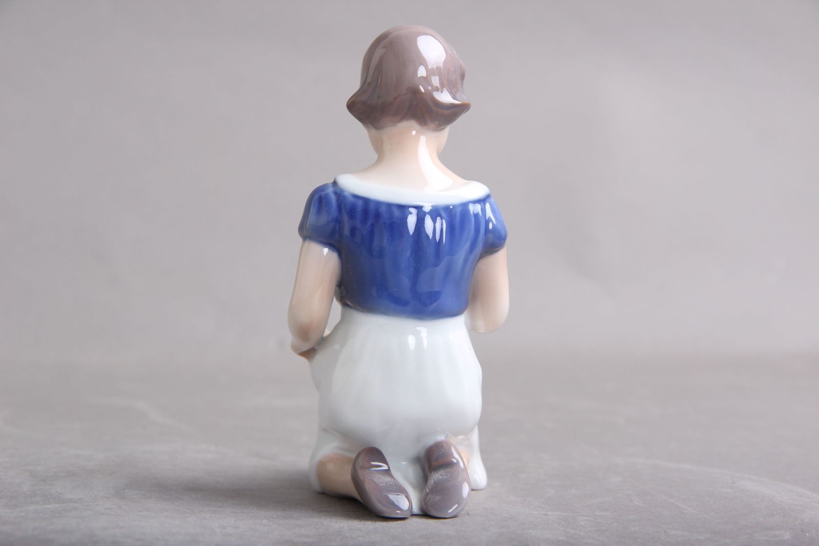 Bing & Grondahl, Girl With Small Dogs, Model B&G 2316 Designed By Vita Thymann And Produced Between 1970 And 1982 photo for sale