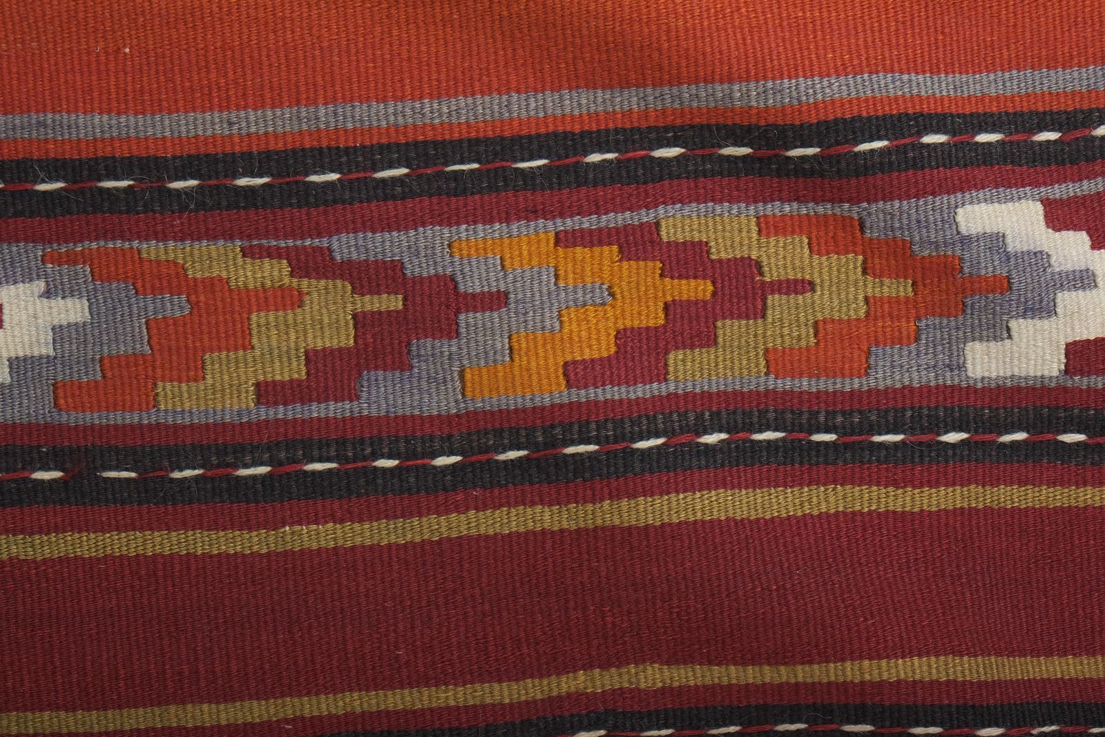 Vintage Turkish Oushak Extra Long And Narrow Kilim Runner With Mid Century photo vinterior