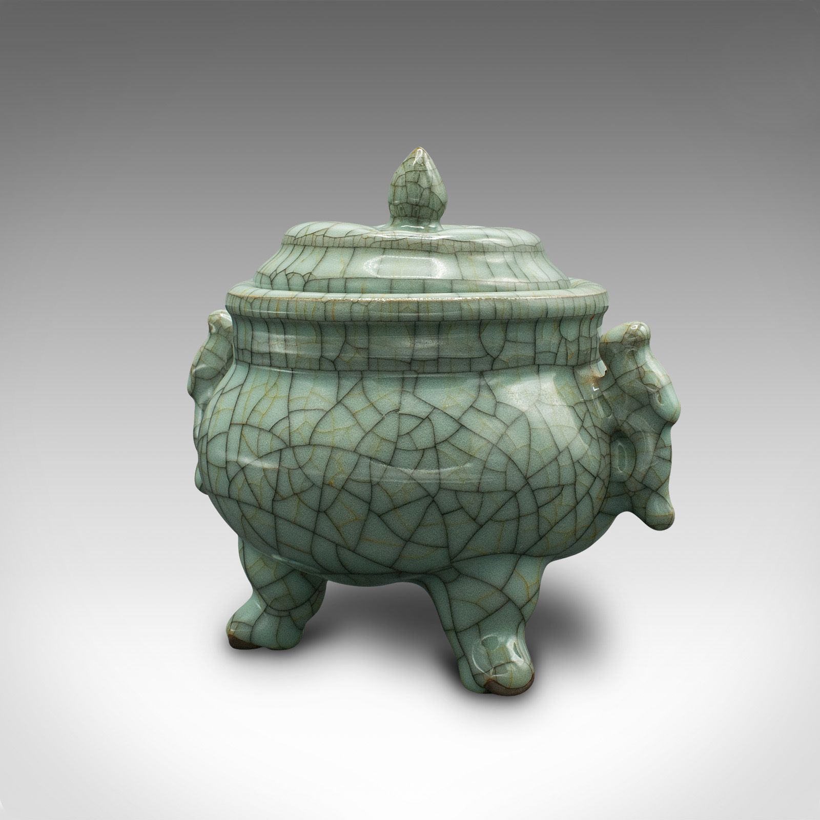 Vintage Censer, Chinese, Celadon, Incense Burner, Circa 1940 photo buy