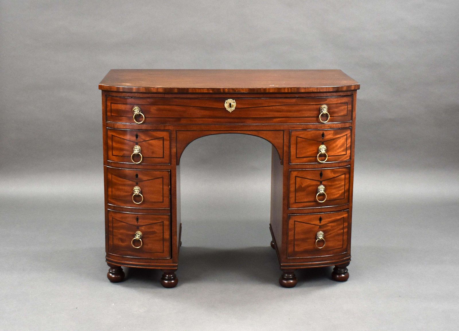 19th Century English Regency Period Mahogany Gentleman's Dressing Chest photo for sale