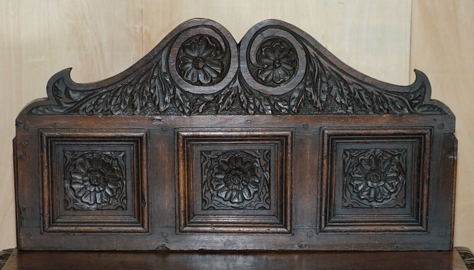 Antique 18th Century Circa 1720 Gothic Jacobean Hall Console Table Single Drawer photo for sale