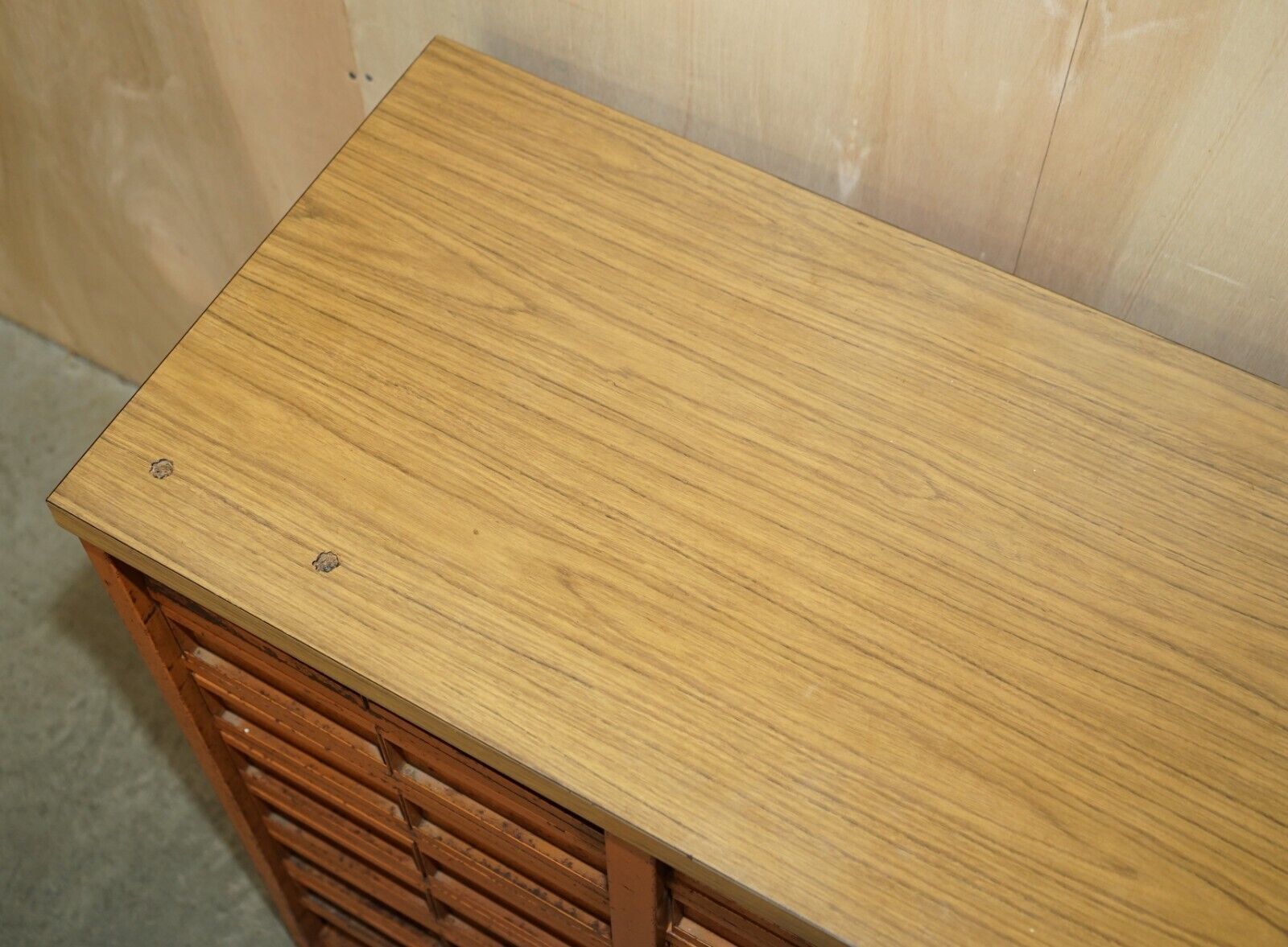Antique Industrial Metal Workers Chest Of Drawers For Screws Nuts And Bolts photo buy