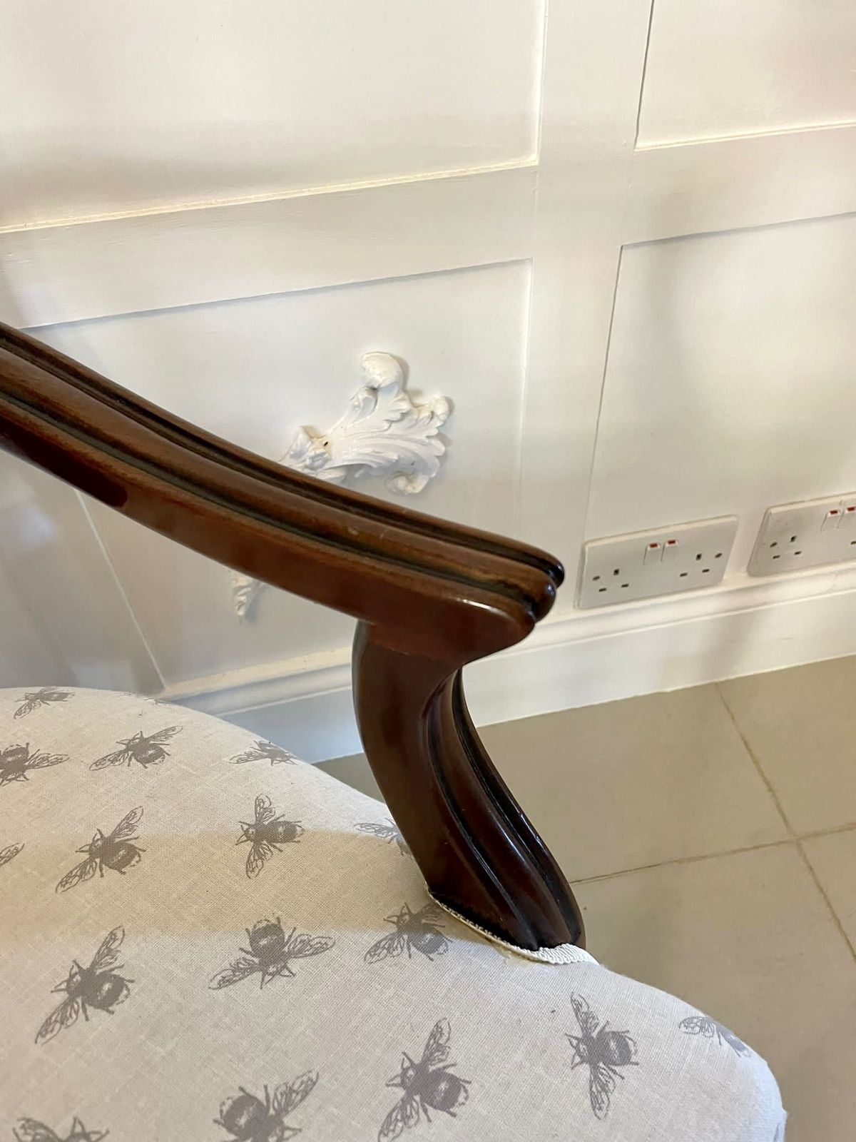 Antique Hepplewhite Style Mahogany Armchair photo vinterior