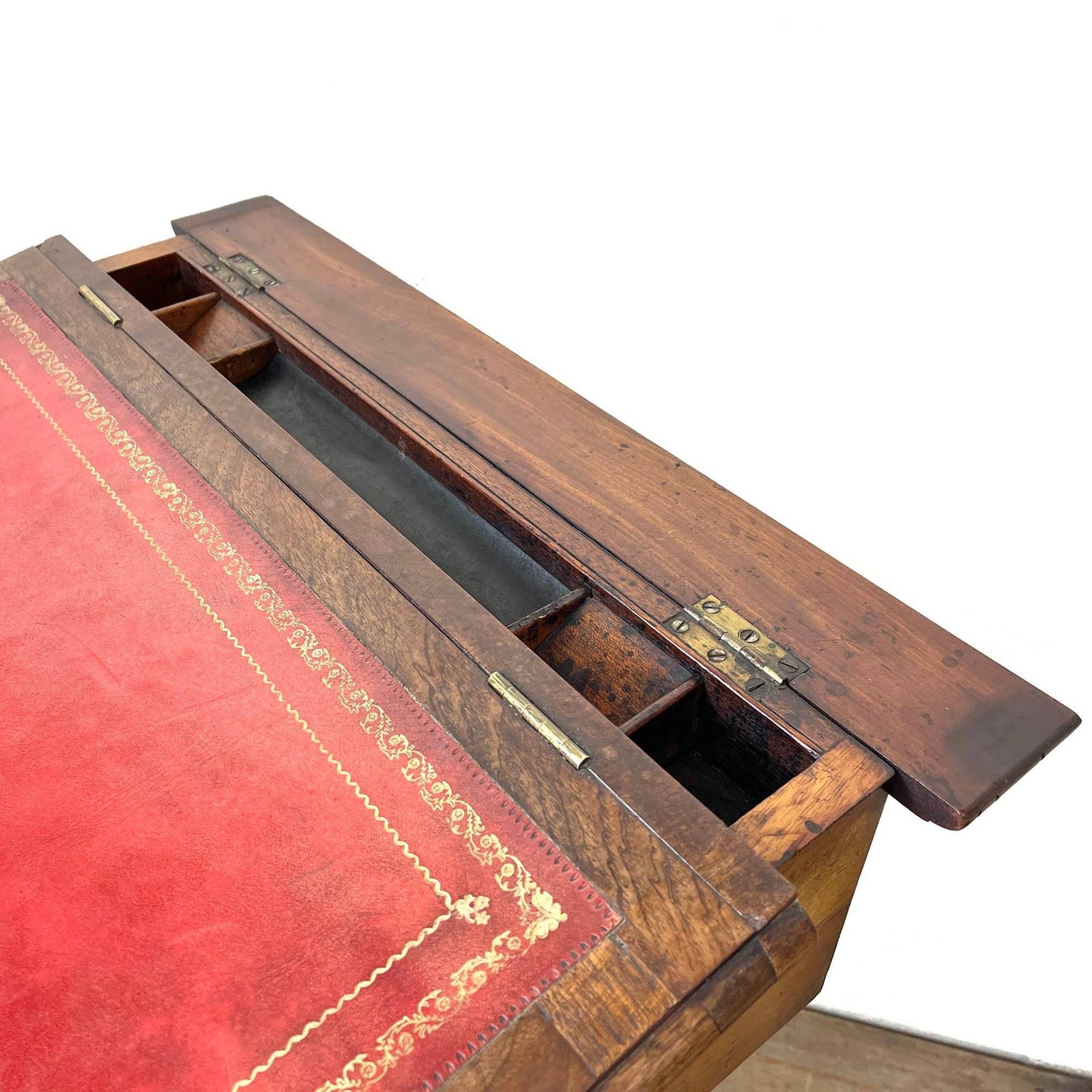 Antique Victorian Mahogany Davenport Writing Desk photo for sale