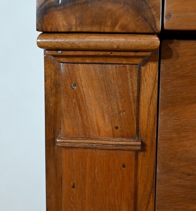 photo vinterior Small Chest Of Drawers In Solid Walnut, Directoire Period   Early 19th Century