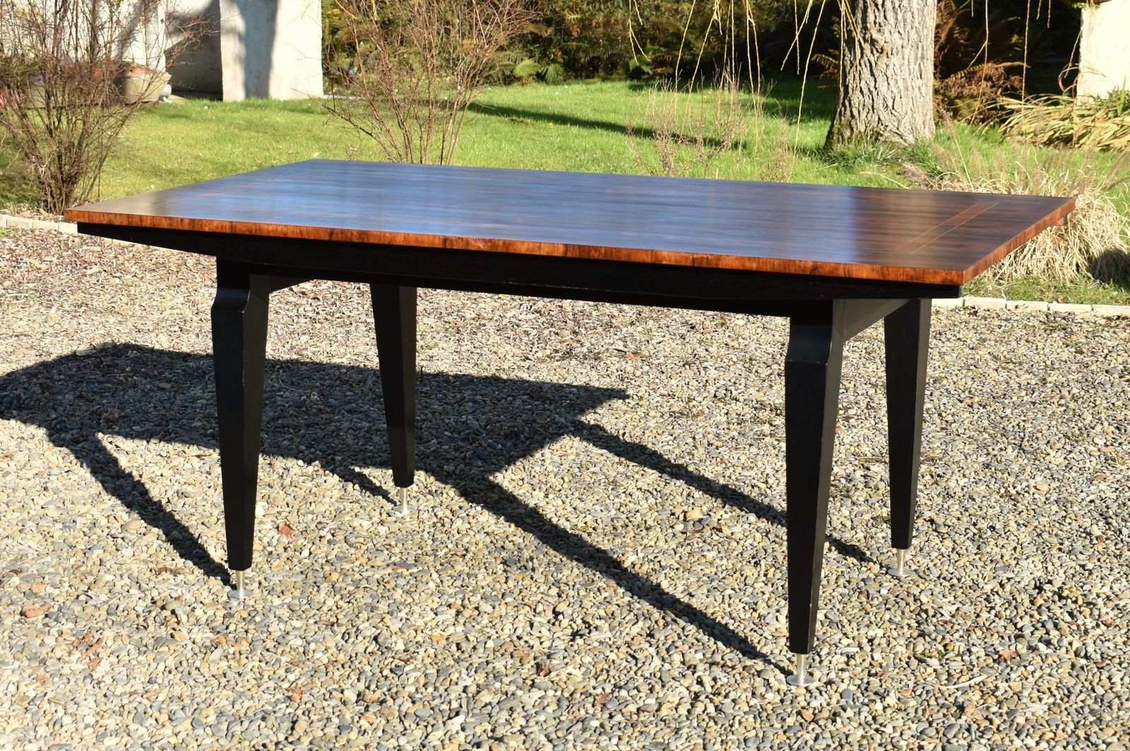 photo furniture Mid Century French Rosewood Dining Table