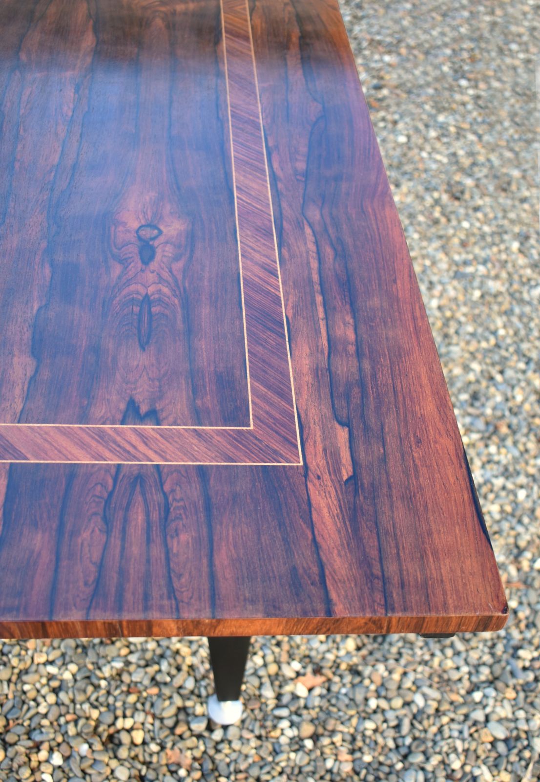 764.96 Mid Century French Rosewood Dining Table photo