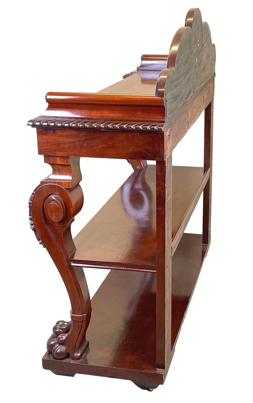 photo vinterior Mahogany 19th Century Carved Buffet (England, Circa 1850)