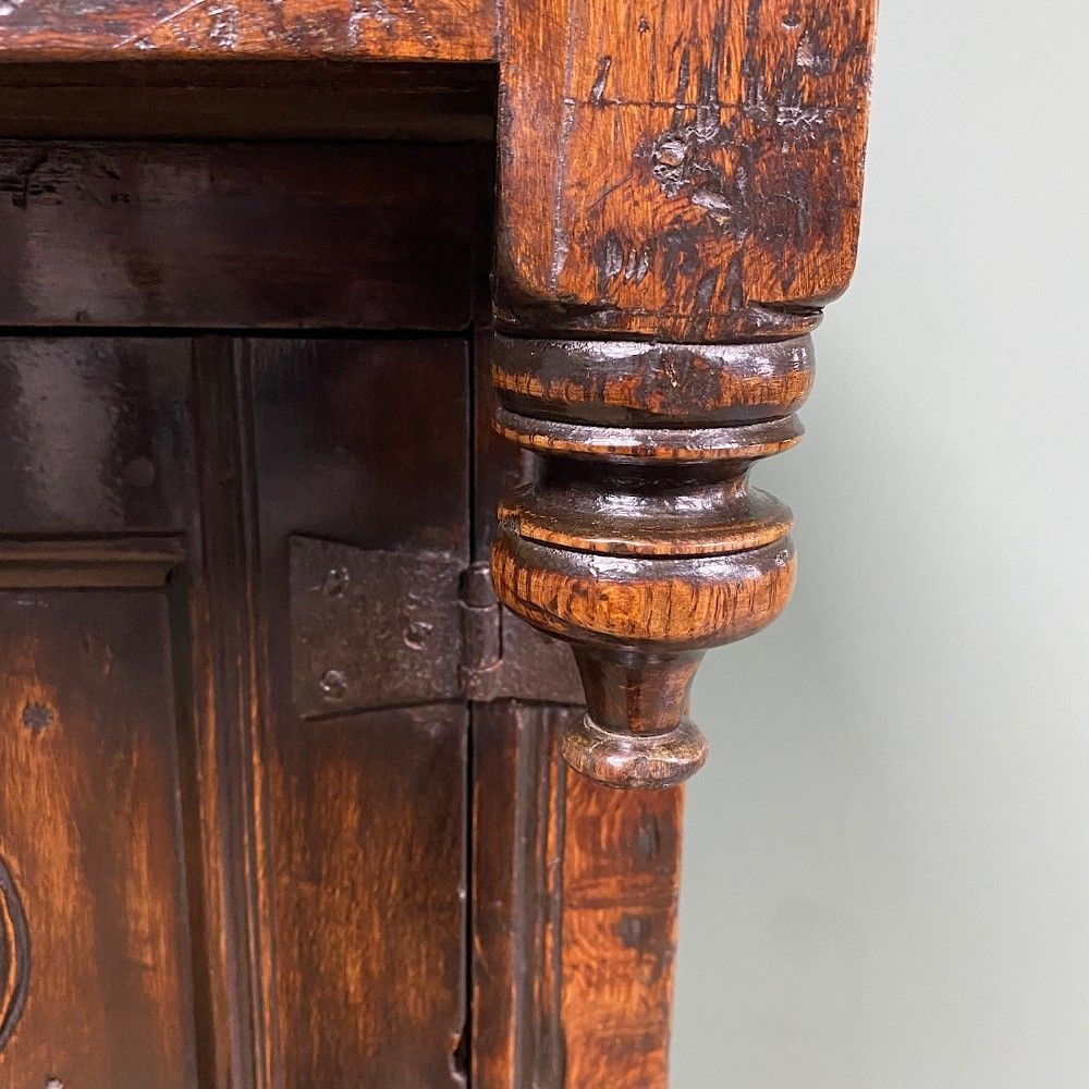 17th Century Period Oak Antique Court Cupboard photo vinterior