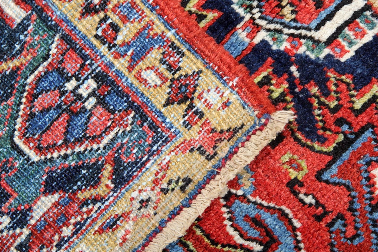 Handwoven Carpet Rust Geometric Rug Oriental Large Traditional Rug  260x307cm photo Textiles