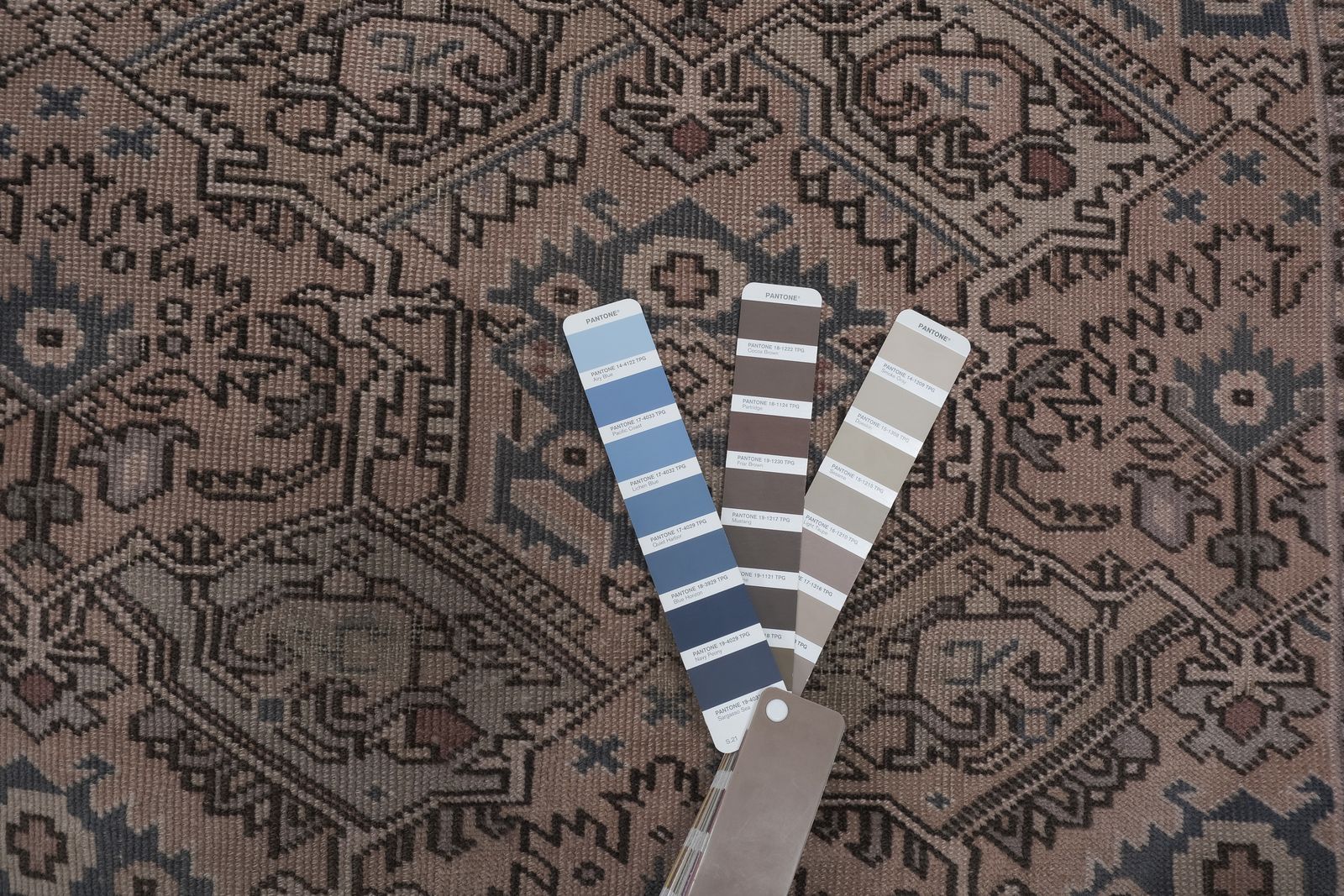 photo for sale Vintage Caucasian Perpedil Rug 3'3'' X 4'6''
