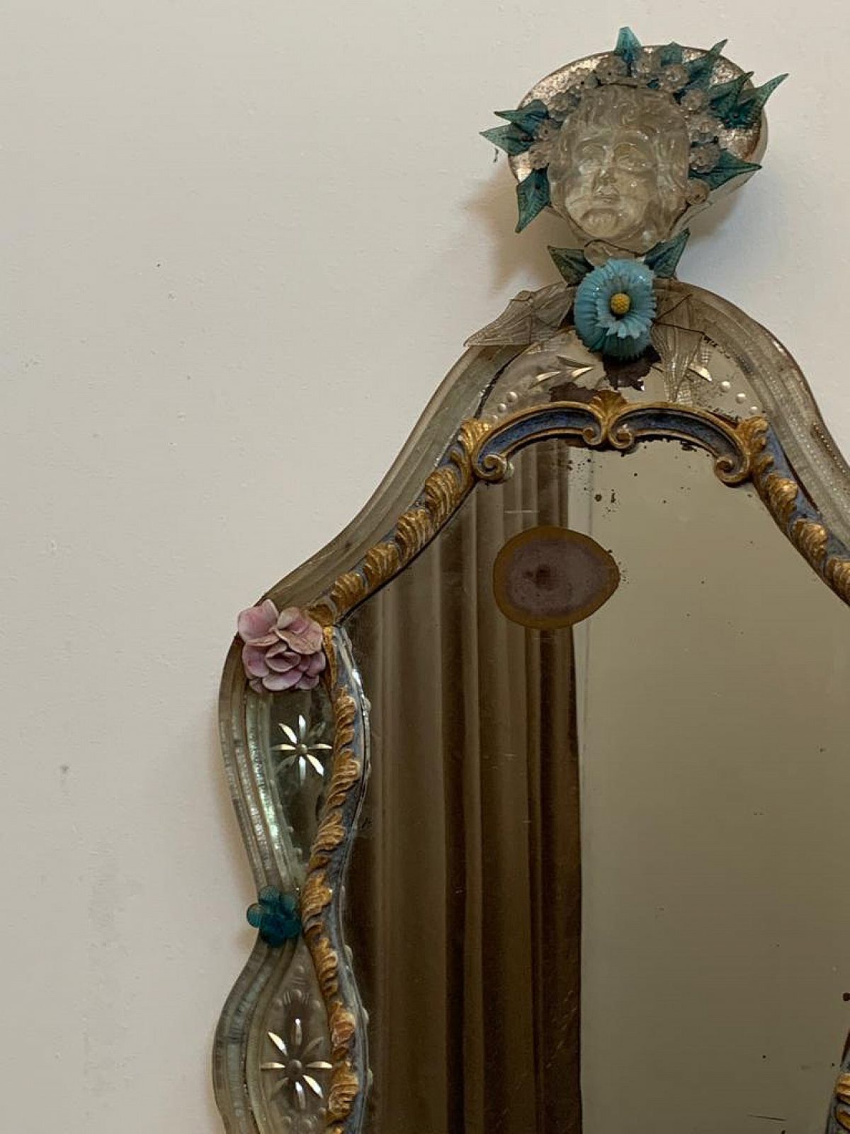 Pair Of Mirrors In The Venetian Baroque Style, 1700s photo vinterior