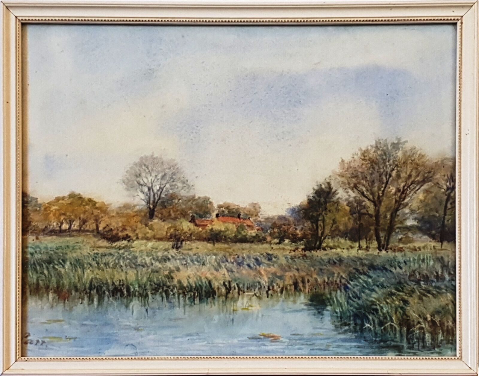 Framed And Glazed Landscape Watercolour By Frederick Parr. Untitled