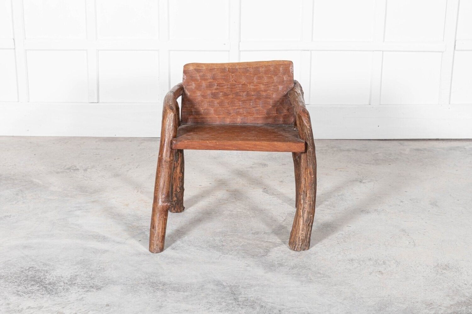 Mid Century Provincial French Fruitwood Root Chair photo for sale