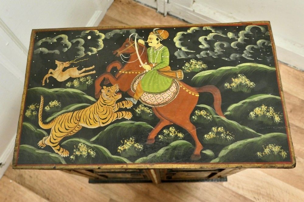 Indian Folk Art Painted Cupboard photo 780.0