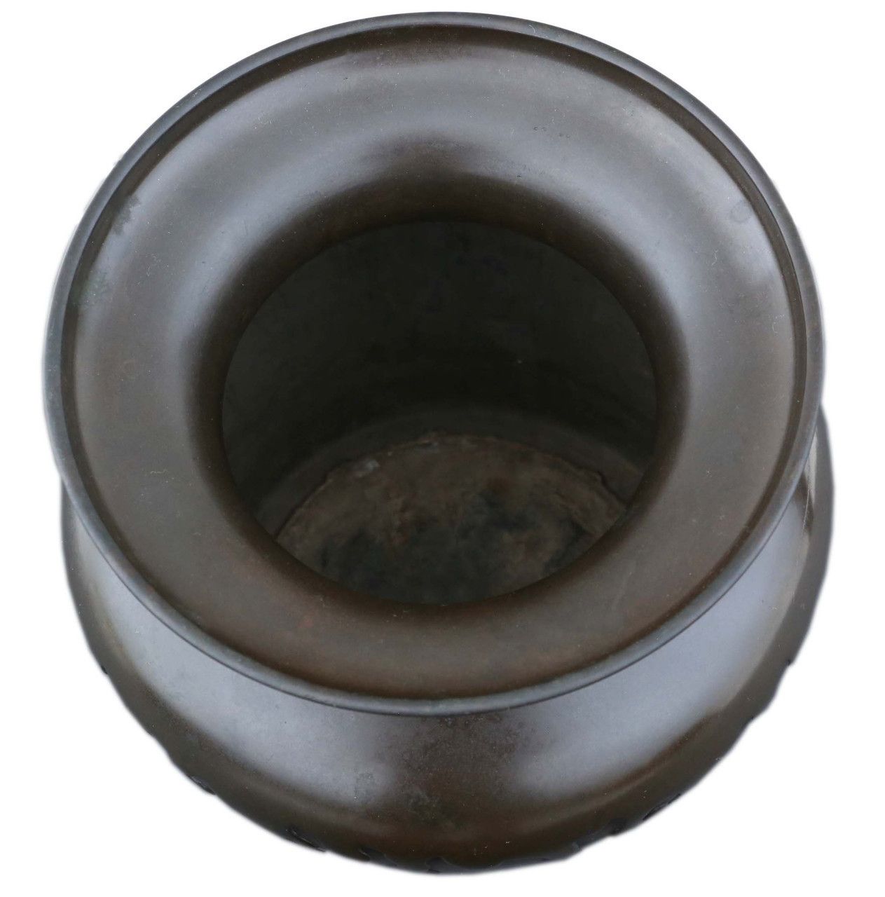 Antique Oriental Japanese Large Fine Quality Bronze Tsubo Vase Meiji C1880 photo Home Decor