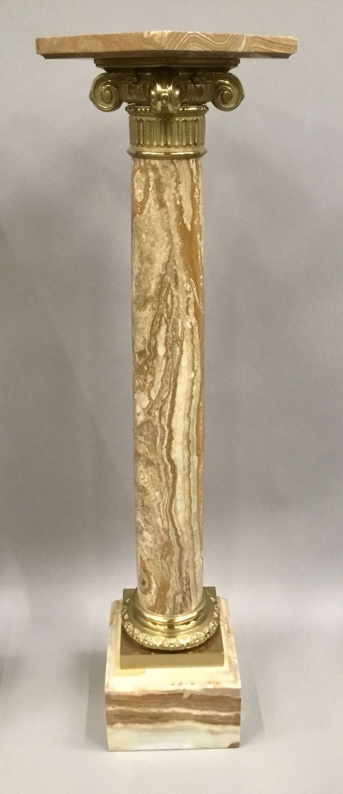 photo buy A Splendid C19th Pair Of Marble And Ormolu Pedestal Columns