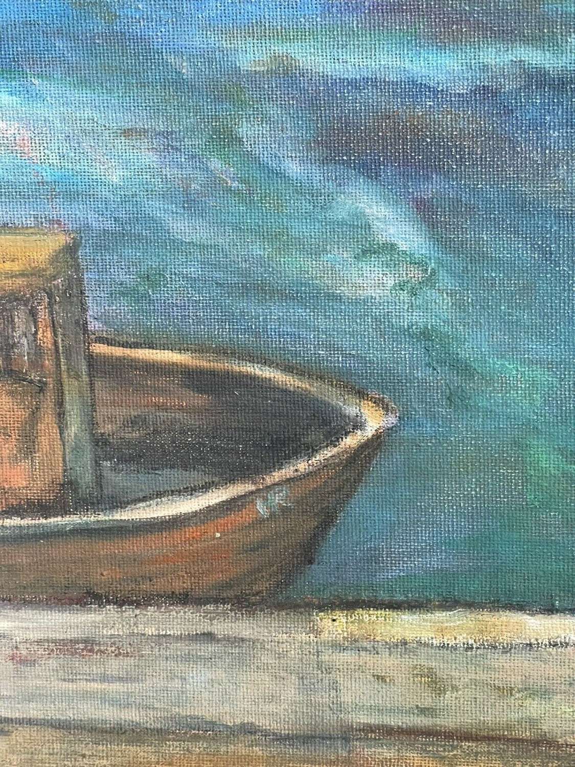 "Home From The Sea" Oil On Board Painting. photo 199.0