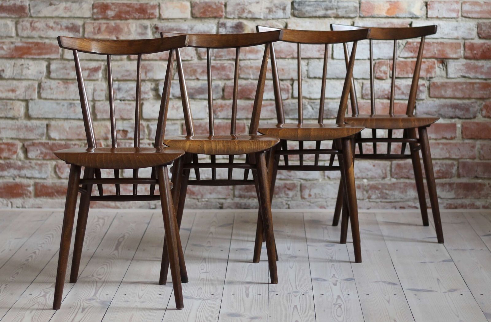 Set Of Four Dining Chairs From Tatra Nabytok, 1960s photo furniture