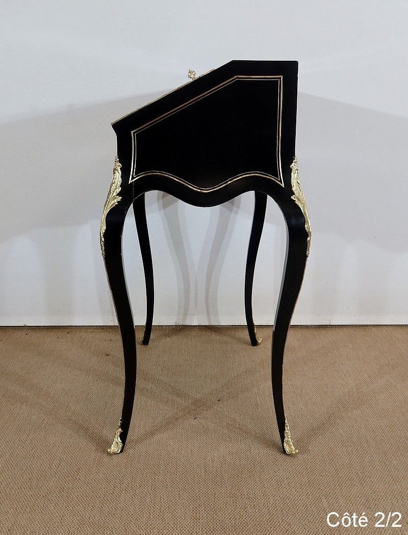 4799.8 Small Lady's Desk, Louis XV Style, Napoleon III Period, Mid 19th Century photo