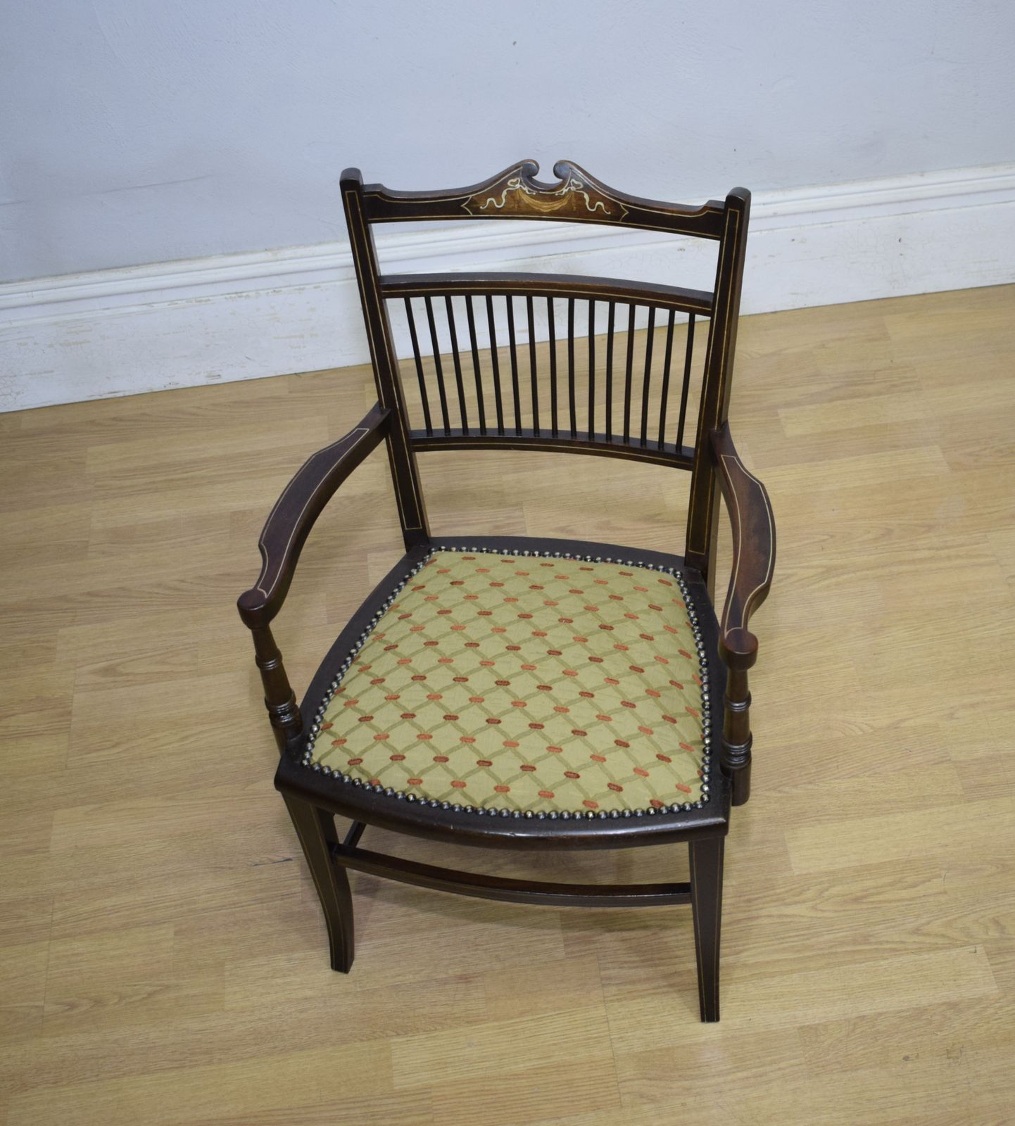Edwardian Inlaid Armchair, 1900s photo buy