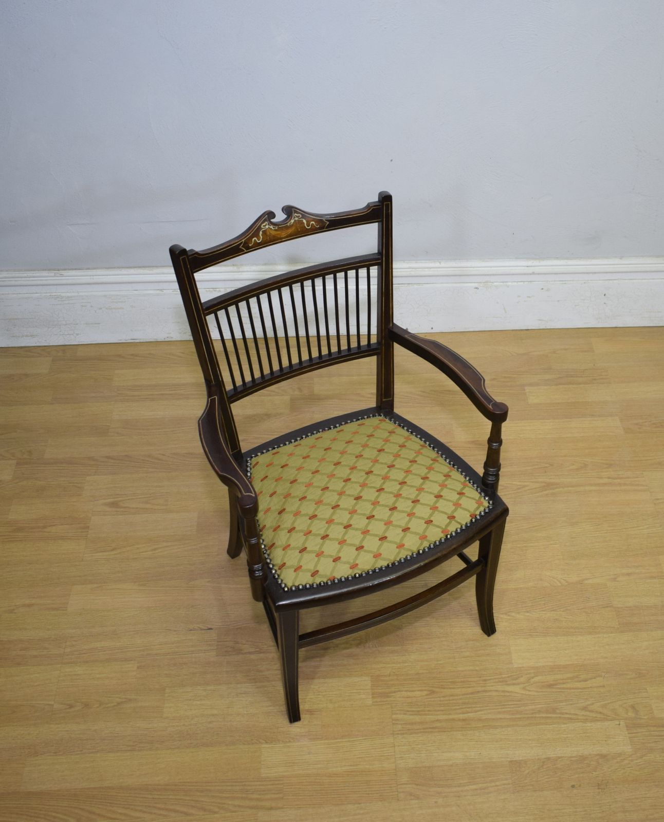 photo vinterior Edwardian Inlaid Armchair, 1900s