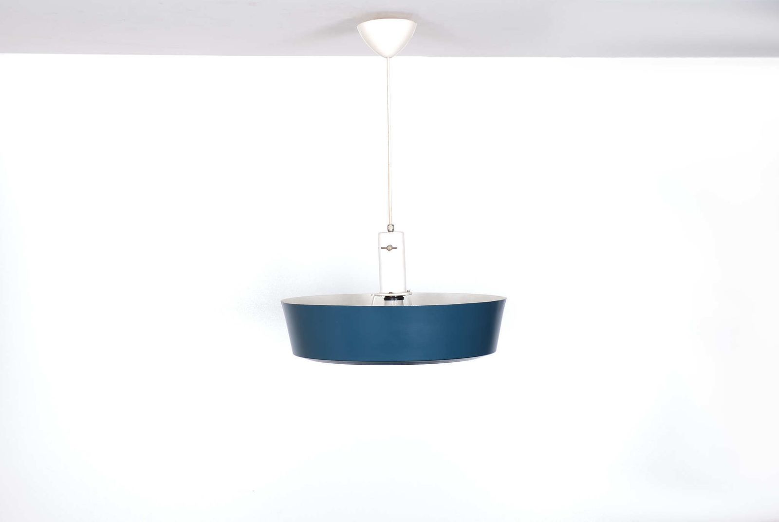 Metal Chandelier Anvia Holland 1960s J M Hoogervorst photo for sale