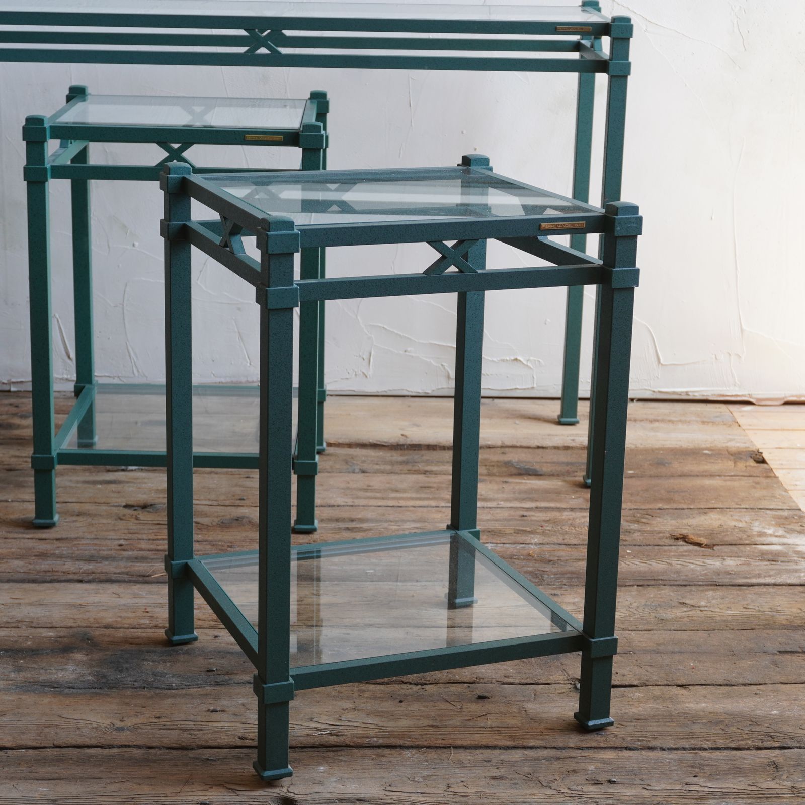 1490.0 Pierre Vandel Console Table, Entryway Side Tables And Mirror photo
